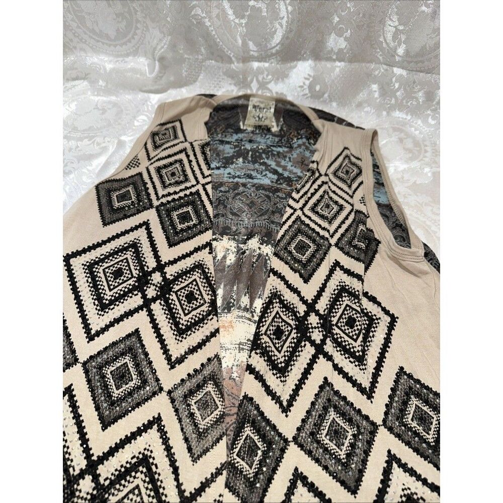 Vocal Cardigan! Beautiful Southwestern Design - Sz SM